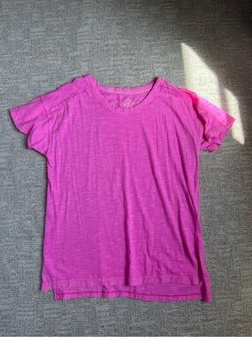 Pilcro Hot Pink Short Sleeve Tee